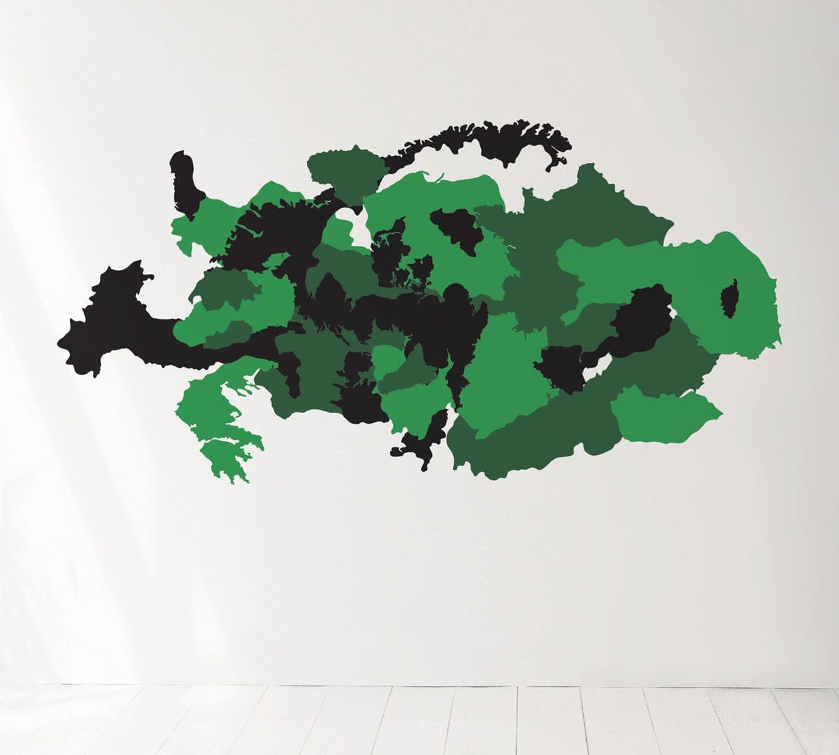 Le wallsticker Camouflage in the EU, design IchetKar, édition Domestic