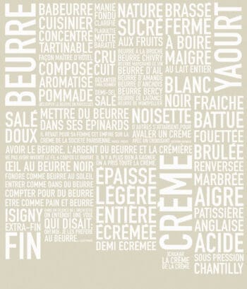 Ich&Kar collectionne les mots, goûte les citations, savoure les expressions pour composer un mur de Mots, les mots du lait.