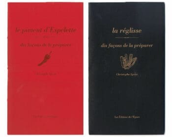 Ich&Kar signe une préface poétique sur la réglisse pour les éditions de l'Épure, en collaboration avec Christophe Spotti.