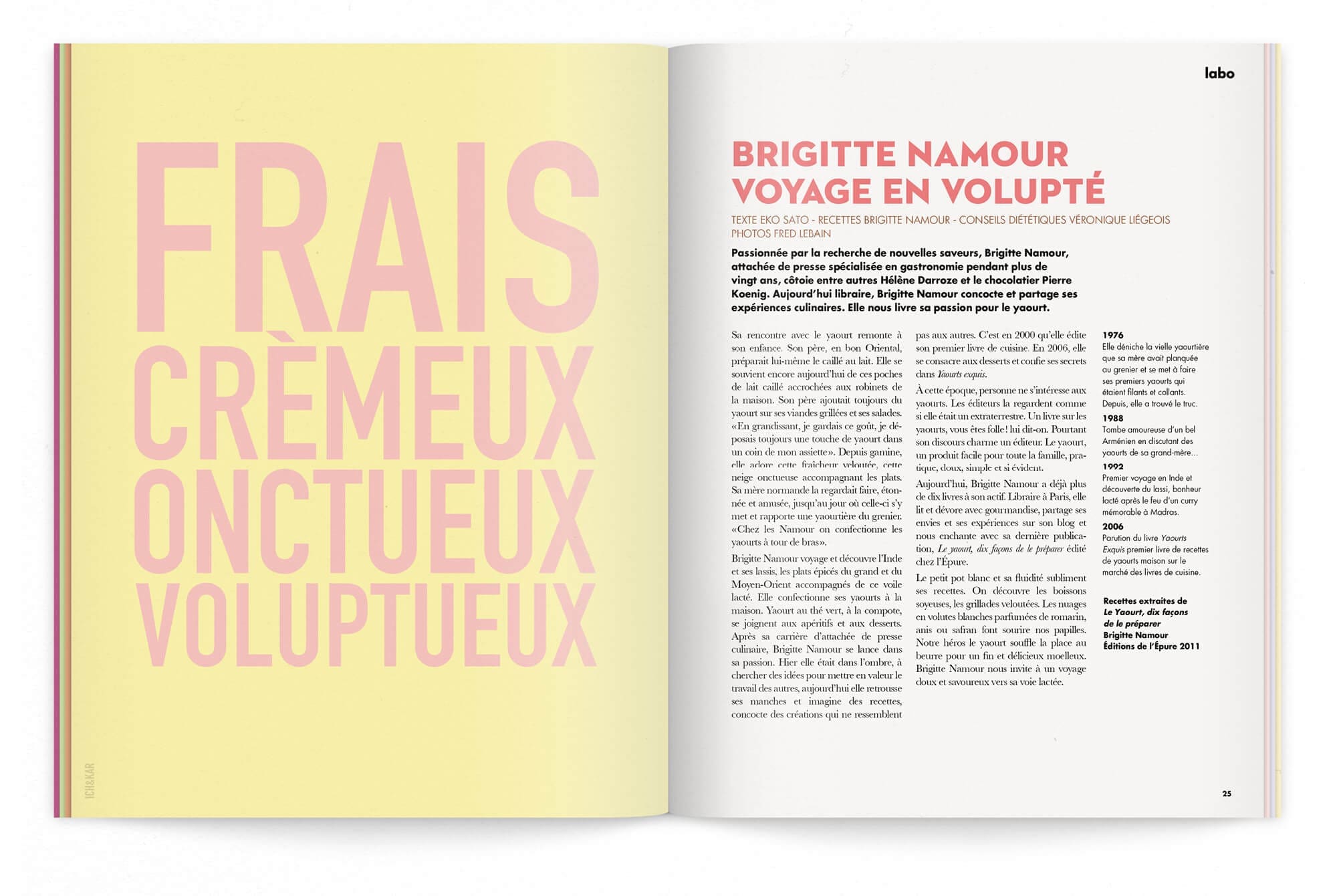 bloc-notes 6 yaourt typographie frais crémeux onctueux ichetkar