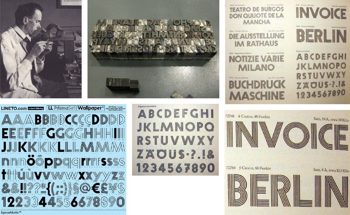 Histoire typographique autour de la Prisma choisis par IchetKar pour l'identité de BETC