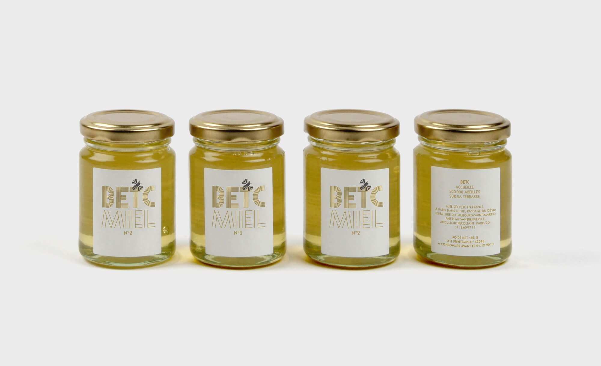 Le miel de l'agence de publicité BETC est envoyé chaque année à ses amis, design IchetKar