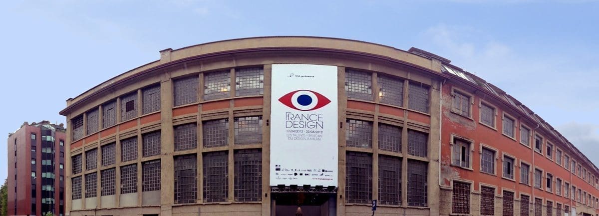 Salon France Design Padiglione Visconti, zona Tortona, haut lieu "Off" signalétique signée Ich&Kar