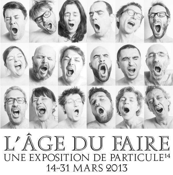 Visuel de l'exposition l'Age de Faire, à la biennale de Design de St Etienne.