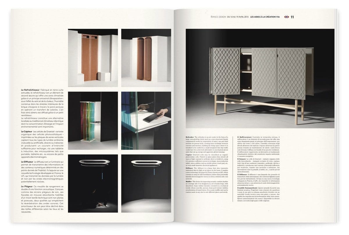 France Design 2015 catalogue Design Ich&Kar VIA