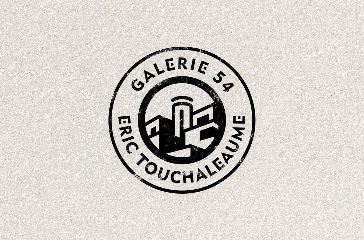 le tampon de la galerie 54 à Paris, design IchetKar