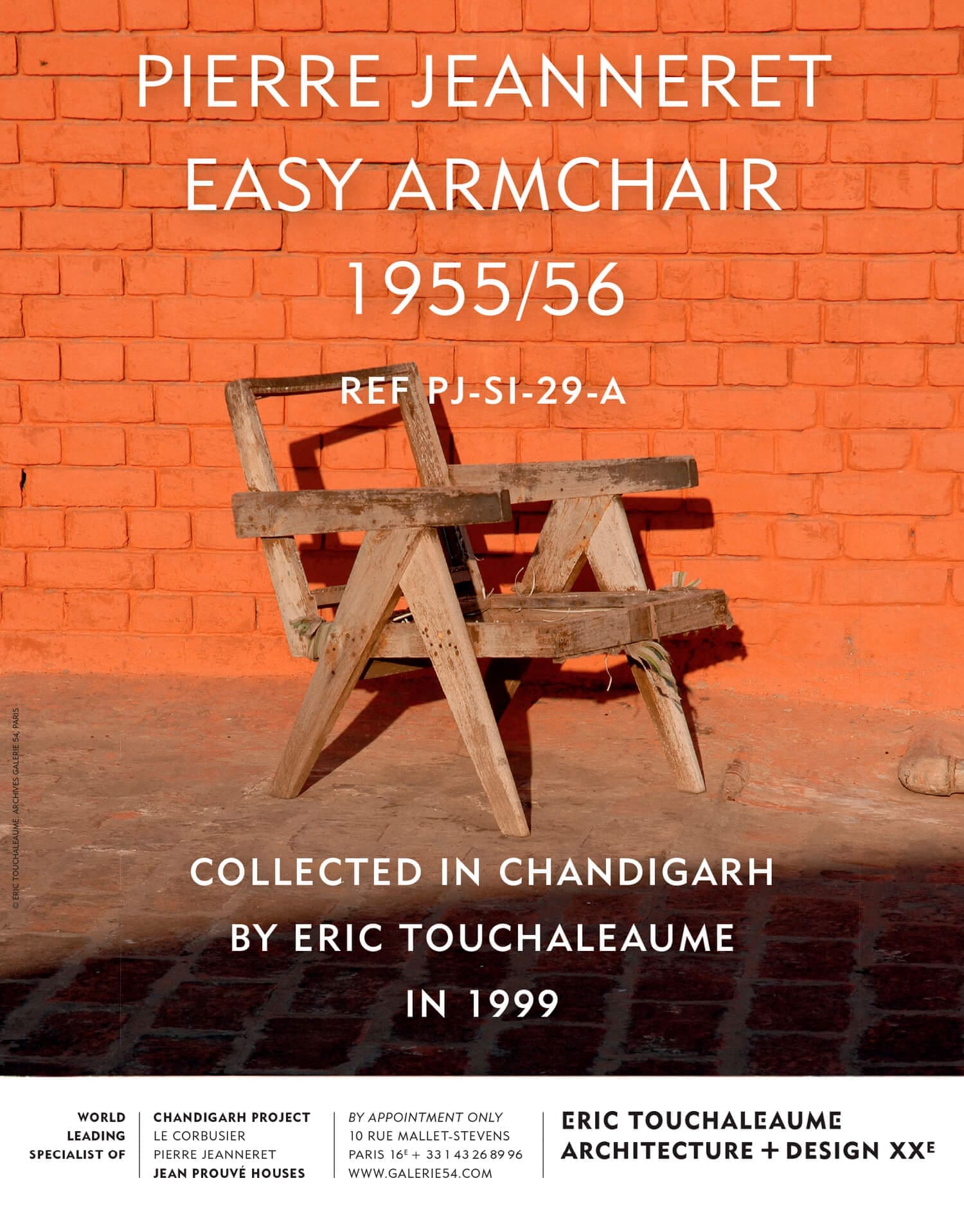 pub de la galerie 54 pour l'antiquaire Eric Touchaleaume, design IchetKar