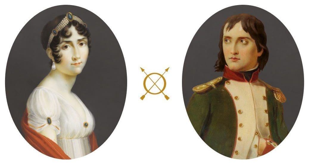 Portraits de joséphine et de Napoléon, hôtel de Jobo, design IchetKar