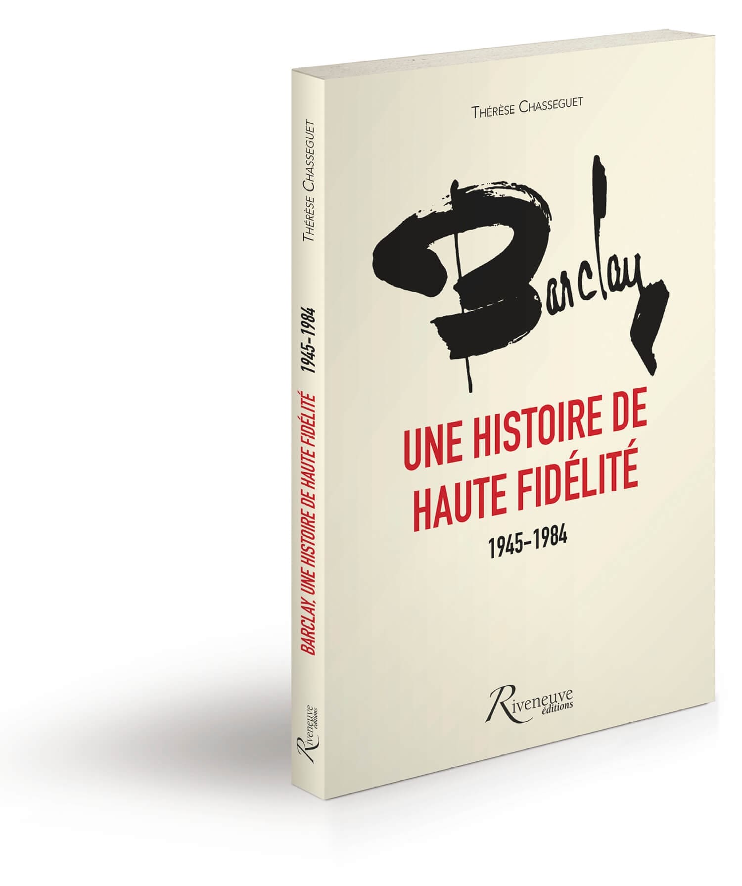 La couverture du Livre Barclay, une histoire de haute fidélité, graphisme IchetKar