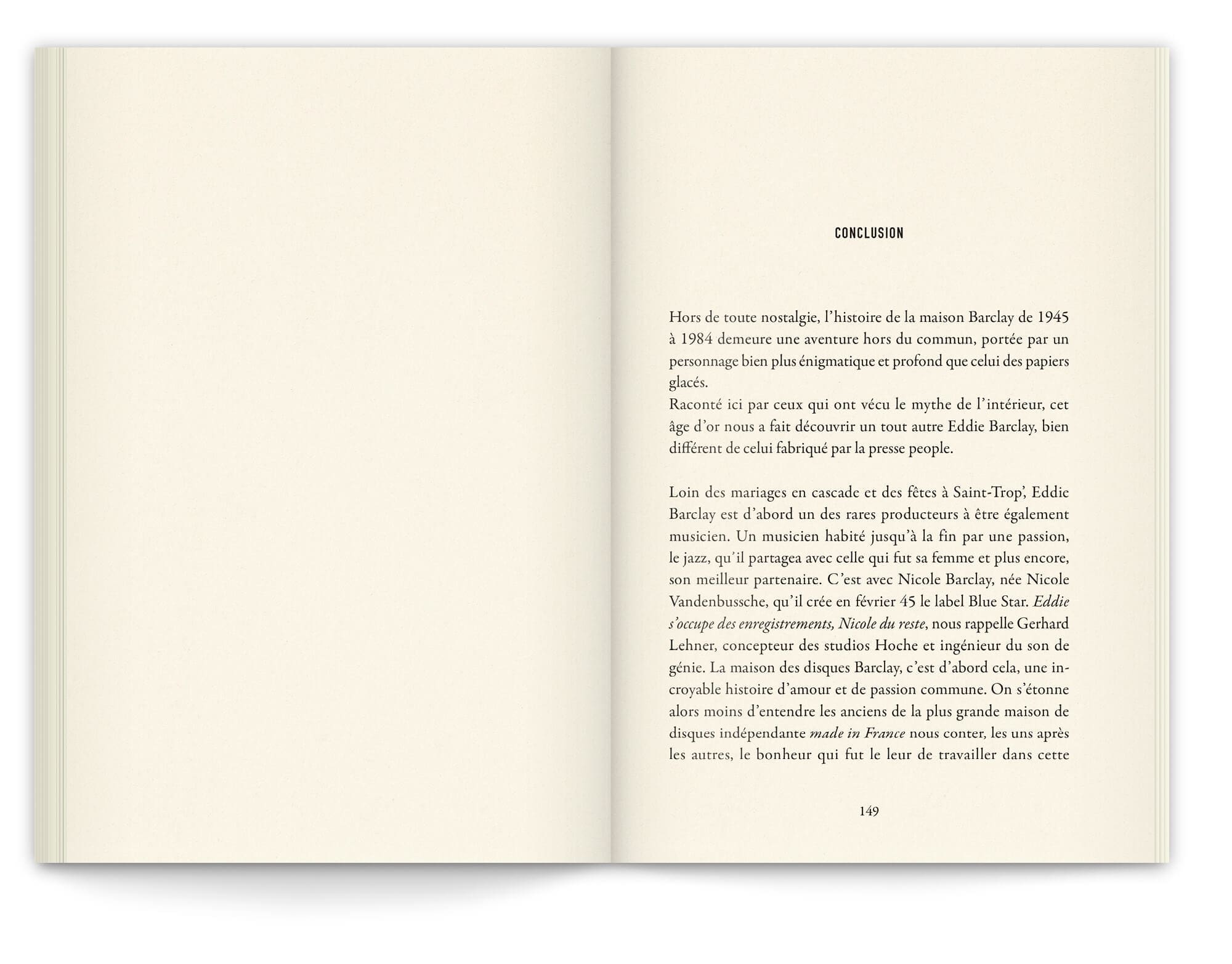 Livre Barclay, une histoire de haute fidélité, chapitre Denise Molvinger, graphiste IchetKar