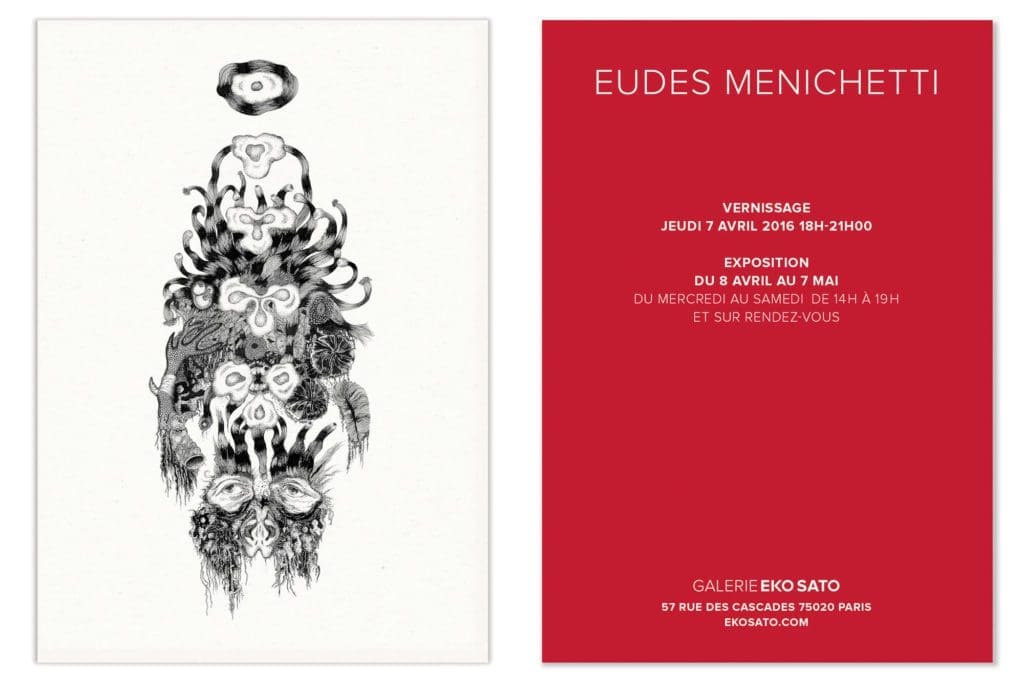 eudes menichetti invité a la galerie eko sato