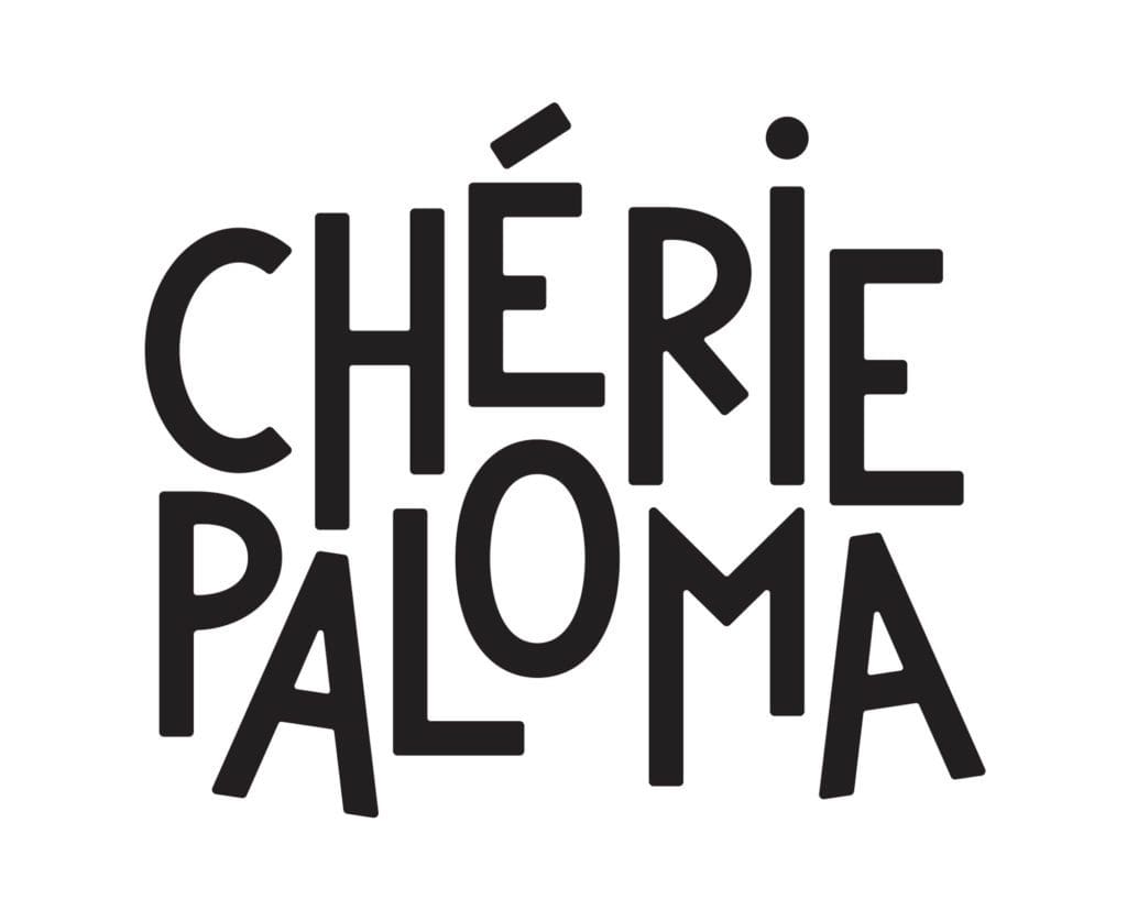 logo du restaurant chérie Paloma dessiné par les graphistes du studio Ich&Kar