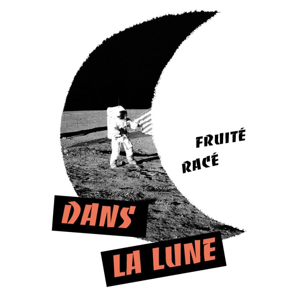 Illustration signée IchetKar pour la carte Coktails Signtaures été 2019 de Andy Wahloo: 'Dans la Lune', Andy aurait du être le premier homme à marcher sur la Lune, la panne de reveil du siècle profite, il est remplacé par le stagiaire Neil Armstrong