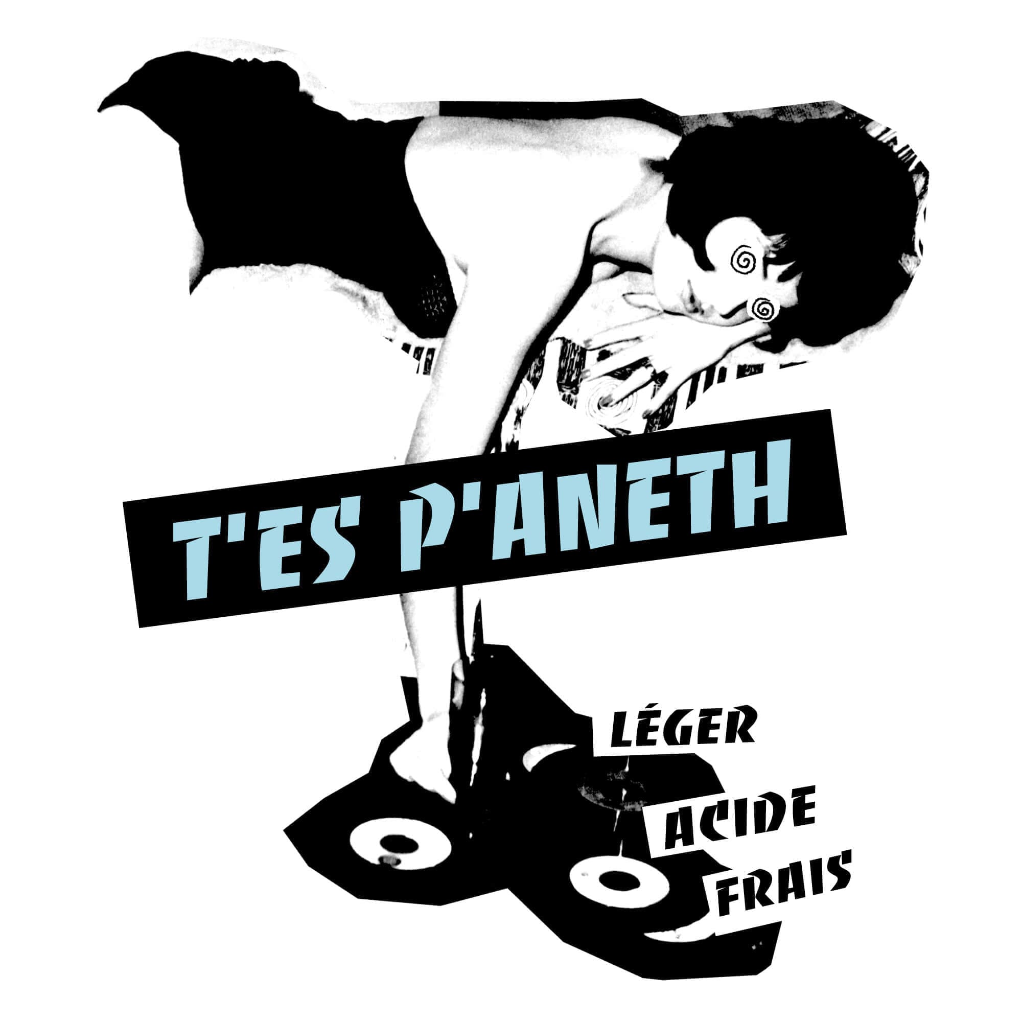 Illustration signée IchetKar pour la carte Coktails Signtaures été 2019de Andy Wahloo: 'T'es p'Aneth', histoire de meth à l'aneth d'Annette