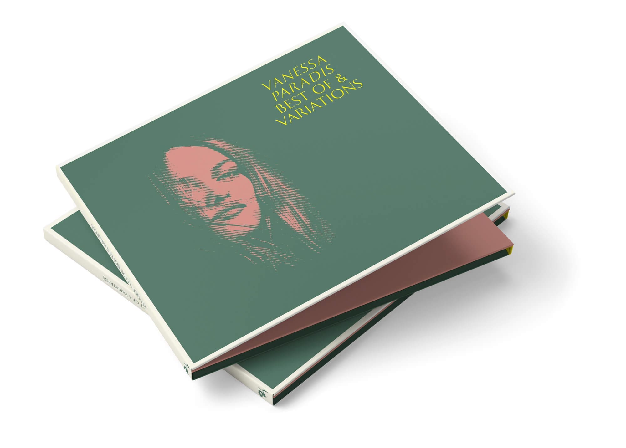 La couverture du double CD best of Vanessa Paradis, design IchetKar