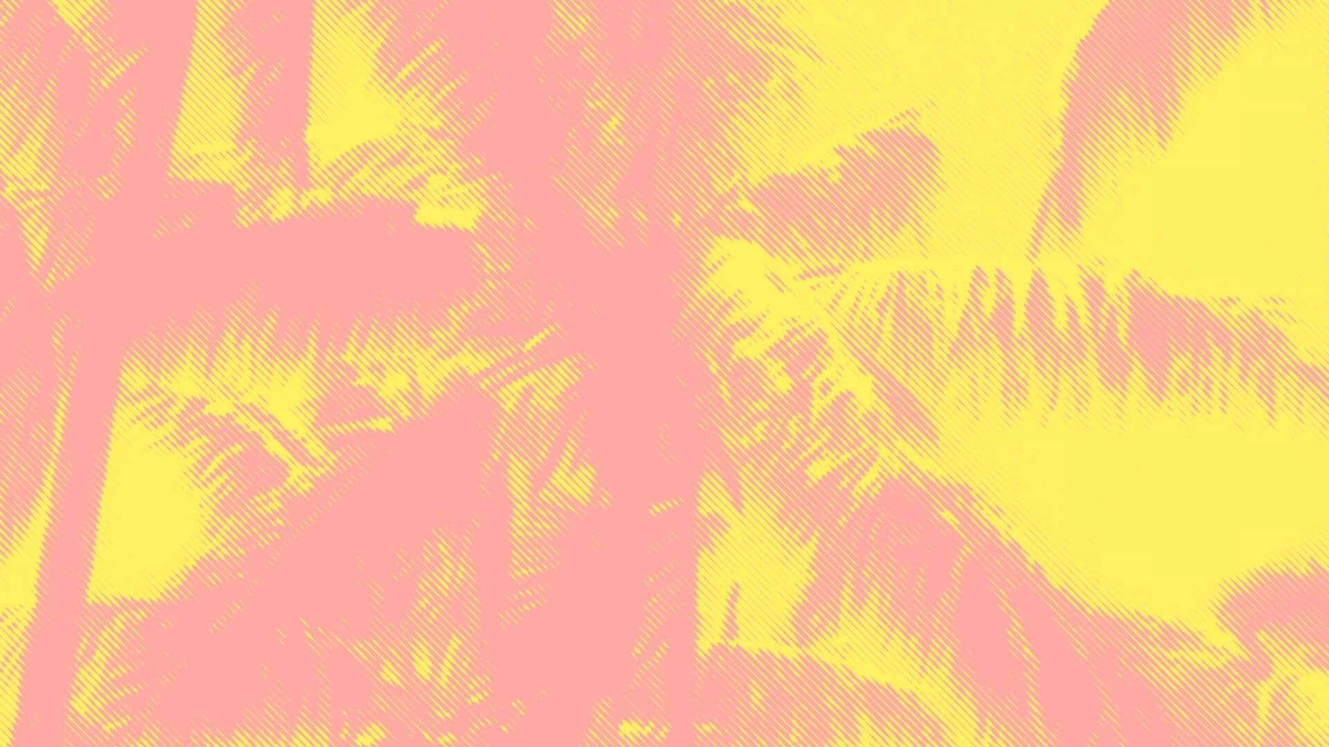 palmiers graphiques du clip de Vanessa Paradis tout en trame bitmap. film réalisé par Anne Rohart et Helena Ichbiah
