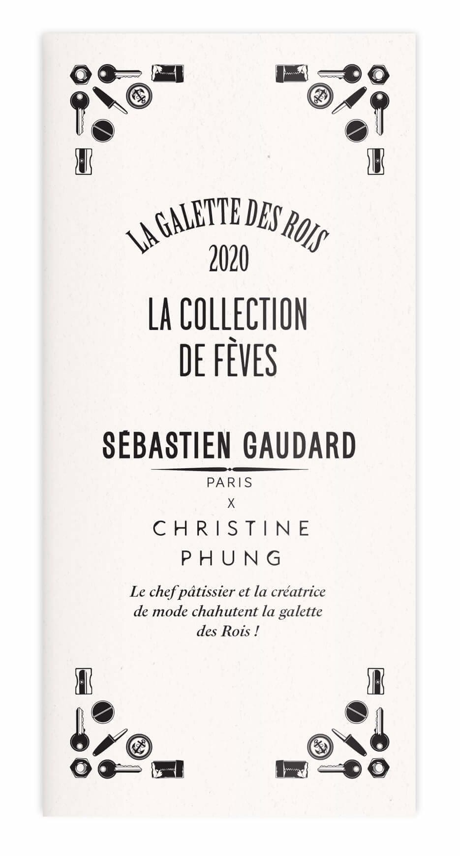 depliant pour la collection de fèves Sebastien gaudard et Christine Phung
