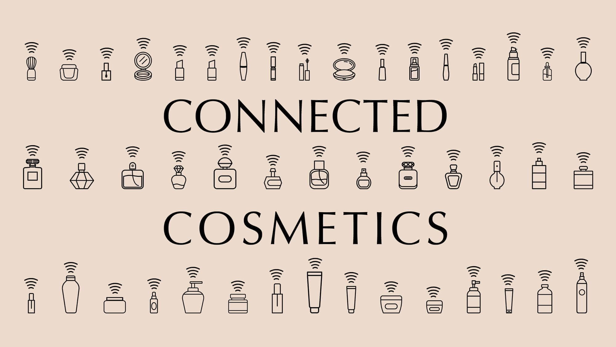 connected cosmetics logotype parfum cosmétique et soin connecté ich&kar
