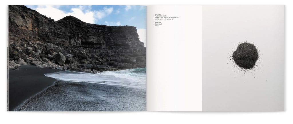 Livret relatant le voyage de Daniela Busarello sur l'Ile de Lanzarote, maquette et mise en page IchetKar