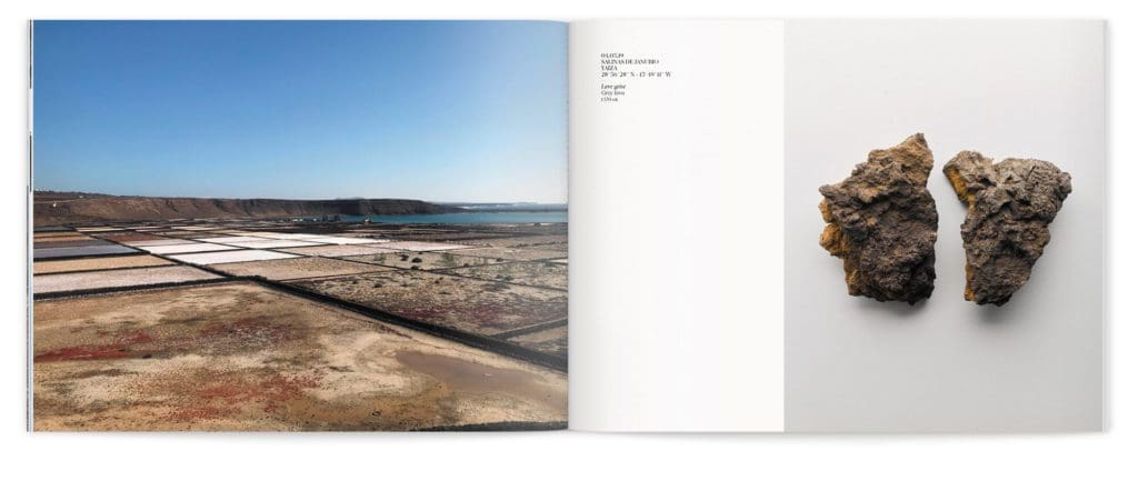 Le voyage de Daniela Busarello sur l'Ile de Lanzarote dans le livre design par les graphistes IchetKar
