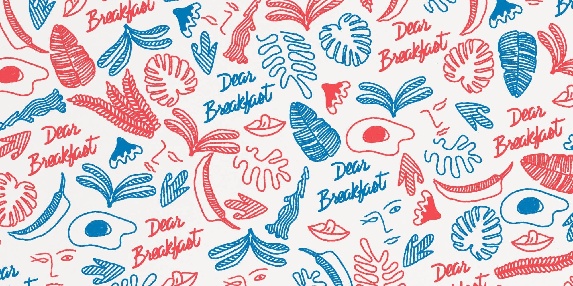 branding pattern dear breakfast