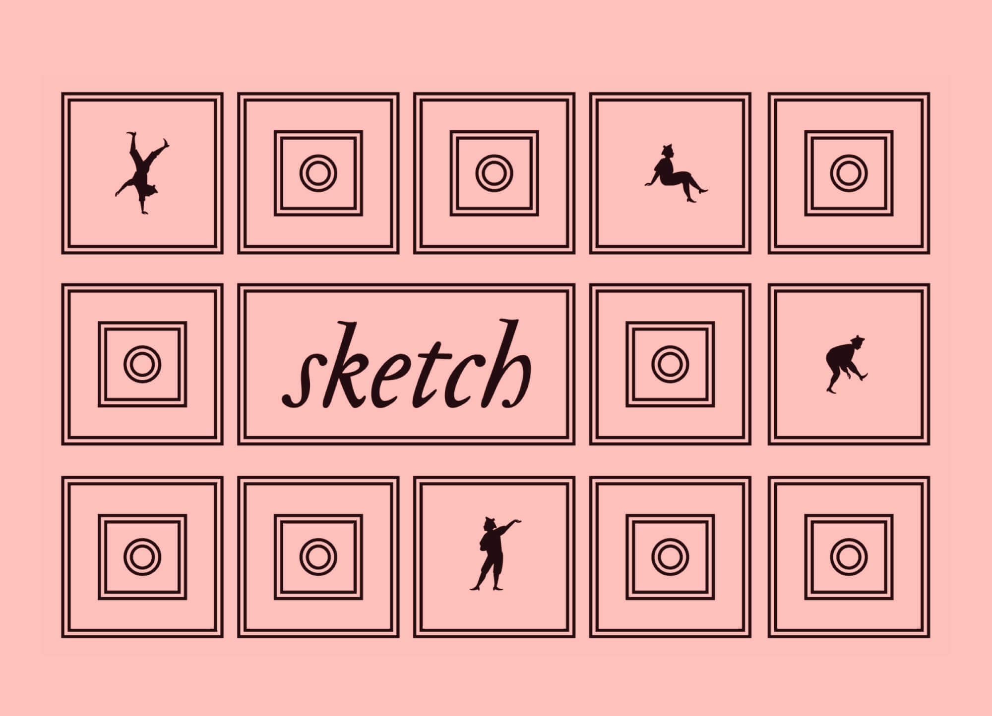 identité visuelle du restaurant sketch à londres, design ichetkar