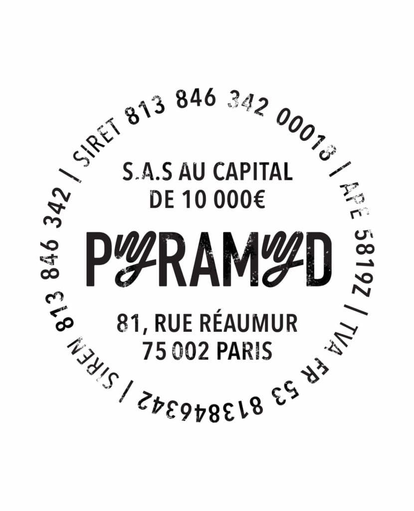 Tampon des éditions Pyramyd dessiné par IchetKar