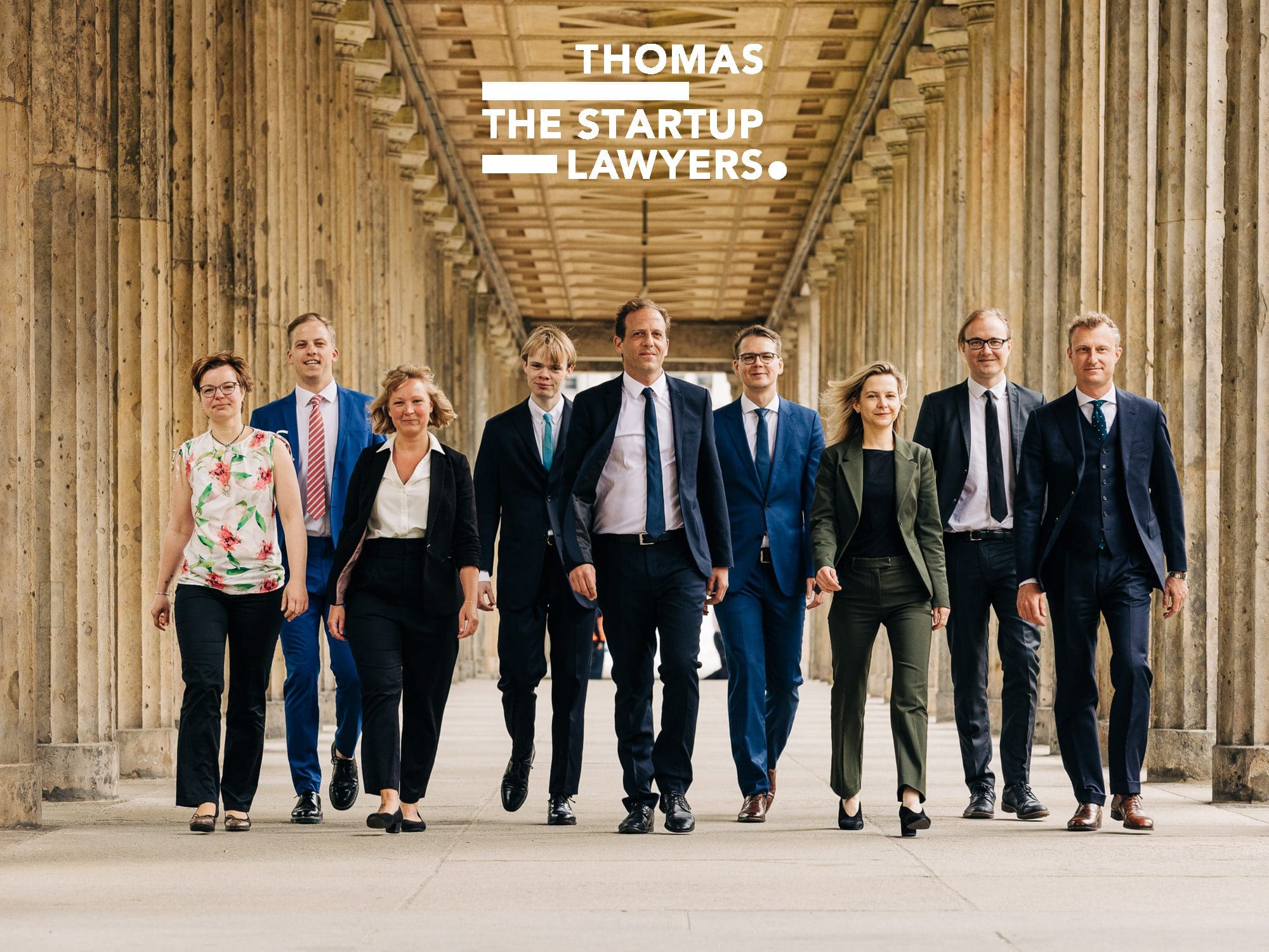 photo de groupe des avocats de Thomas te startup lawyers, une identité signée ichetkar