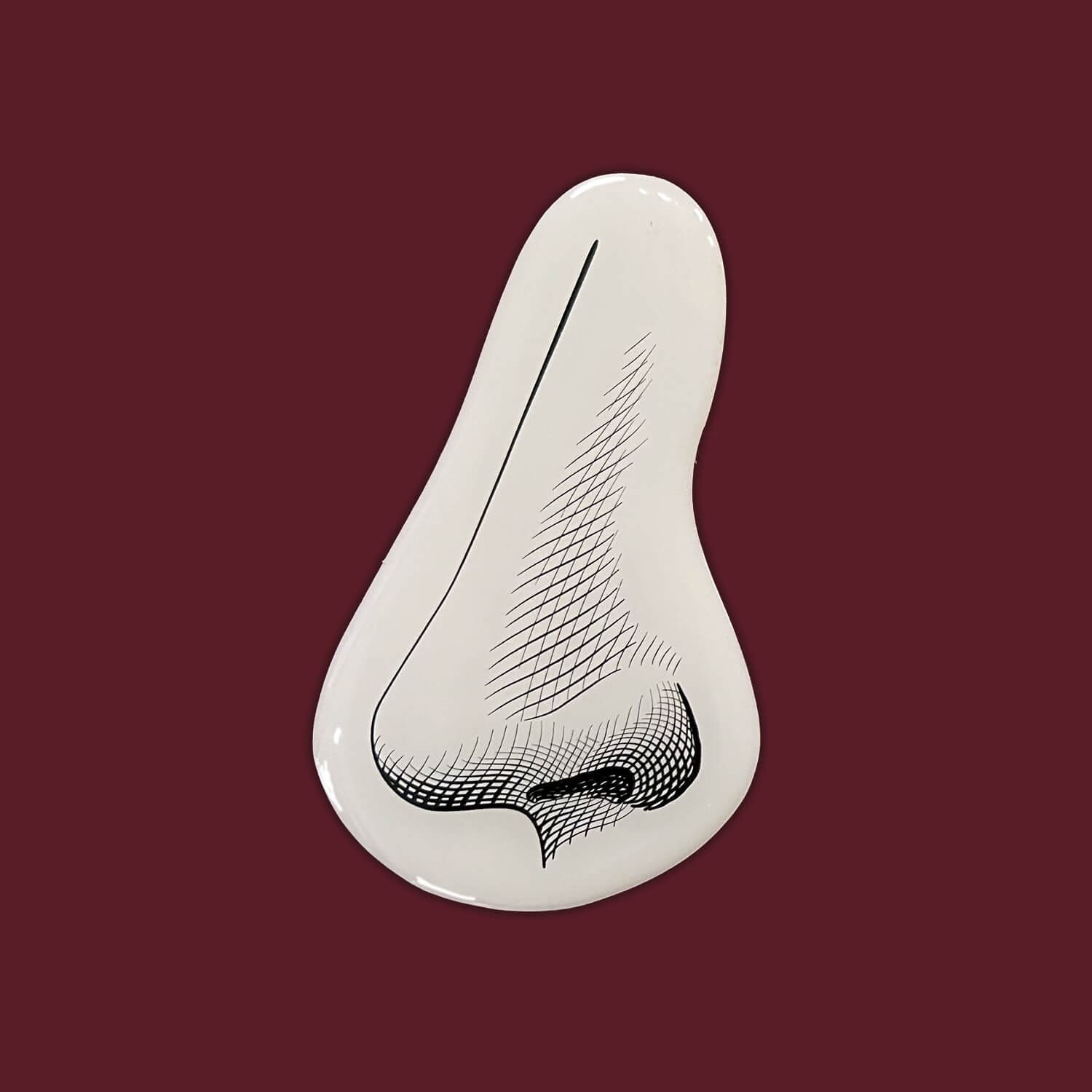 le nez illustré façon gravure pour la cite du vin de bordeaux, design ichetkar