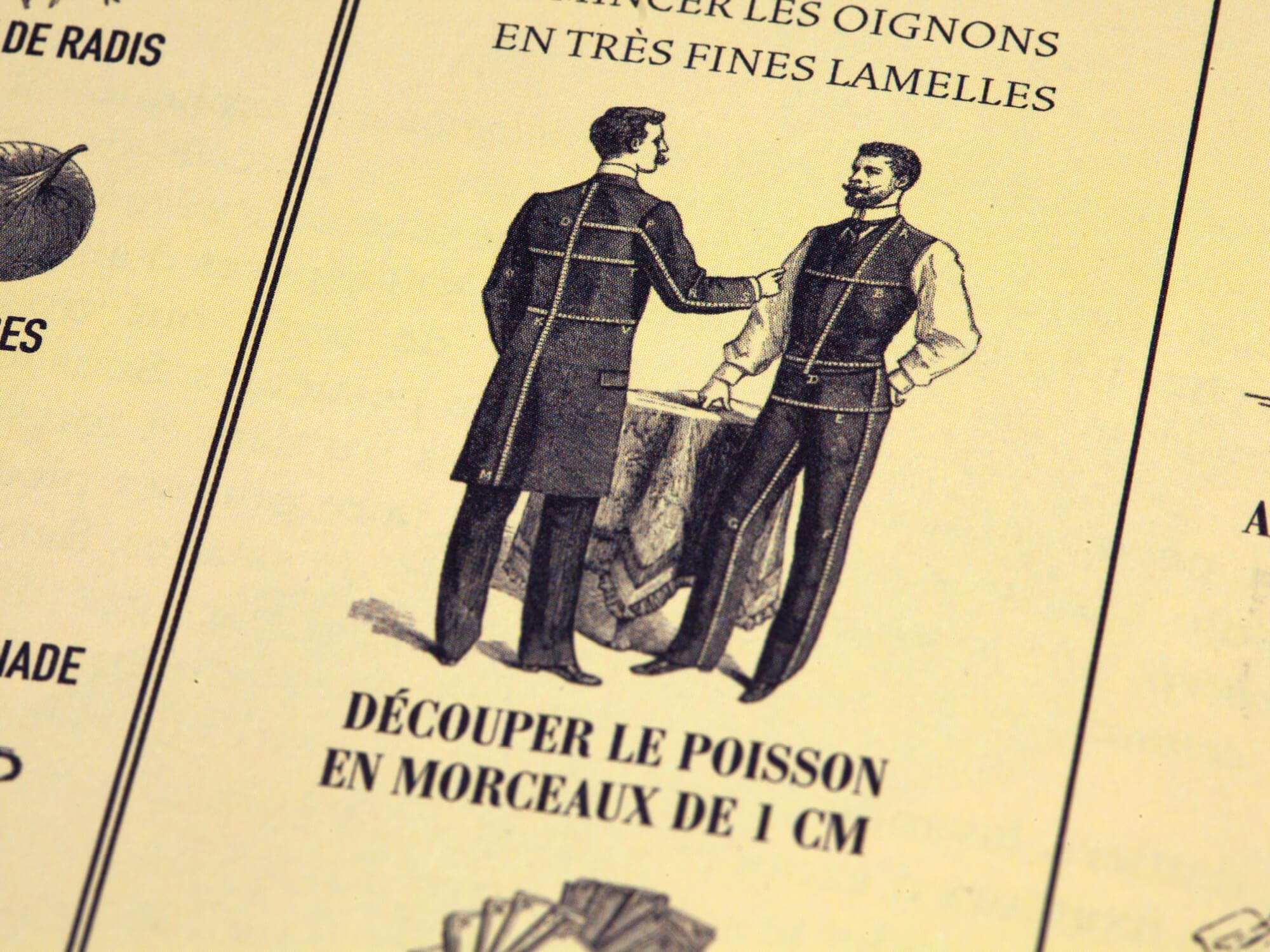 "découper le poisson en morceaux de 1cm" details de la recette Ichetkar : le poisson rouge de jeanne friot dans Beau magazine