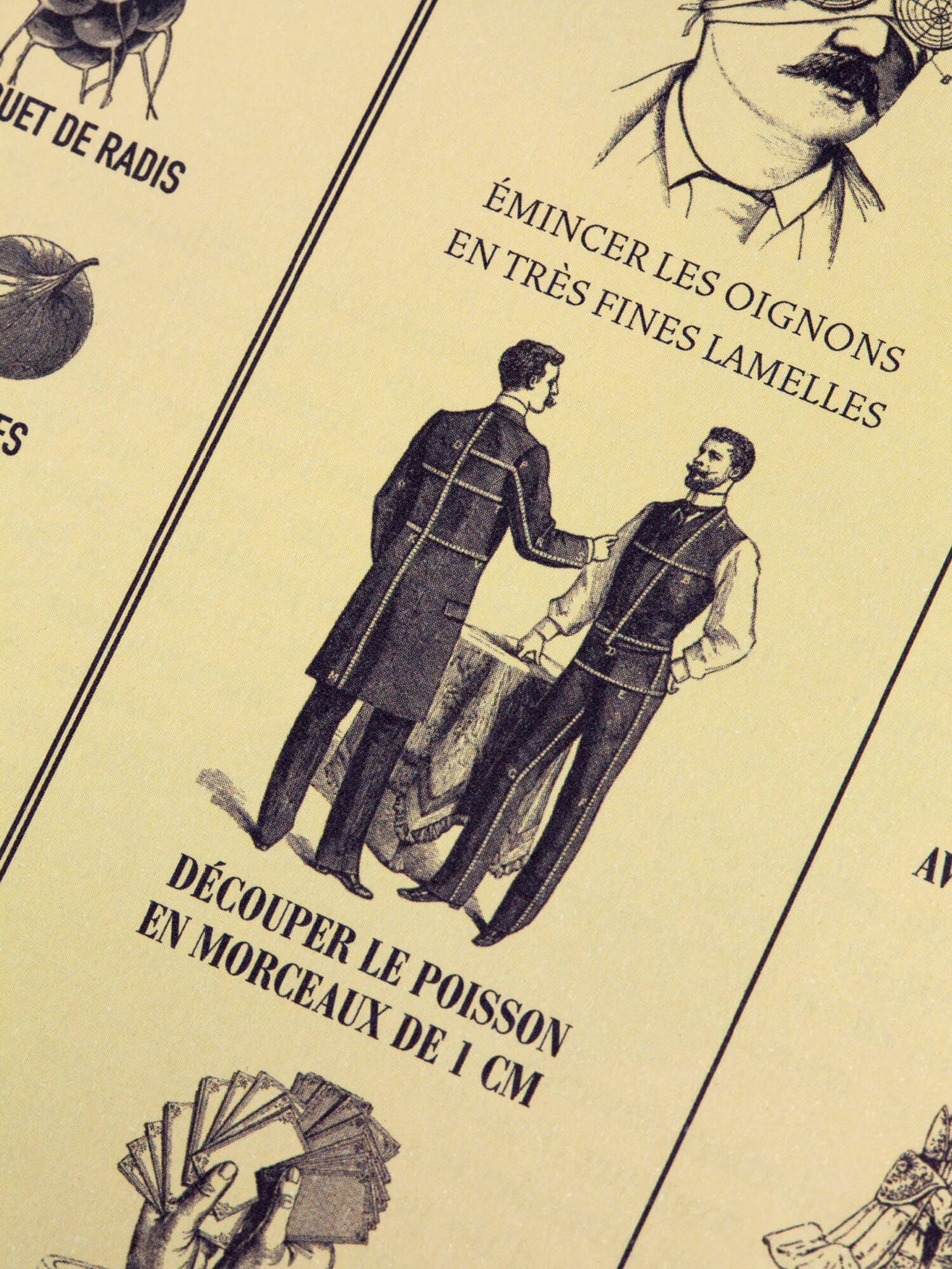 "découper le poisson en morceaux de 1cm" details de la recette Ichetkar : le poisson rouge de jeanne friot radis, grenade et citron vert dans Beau magazine