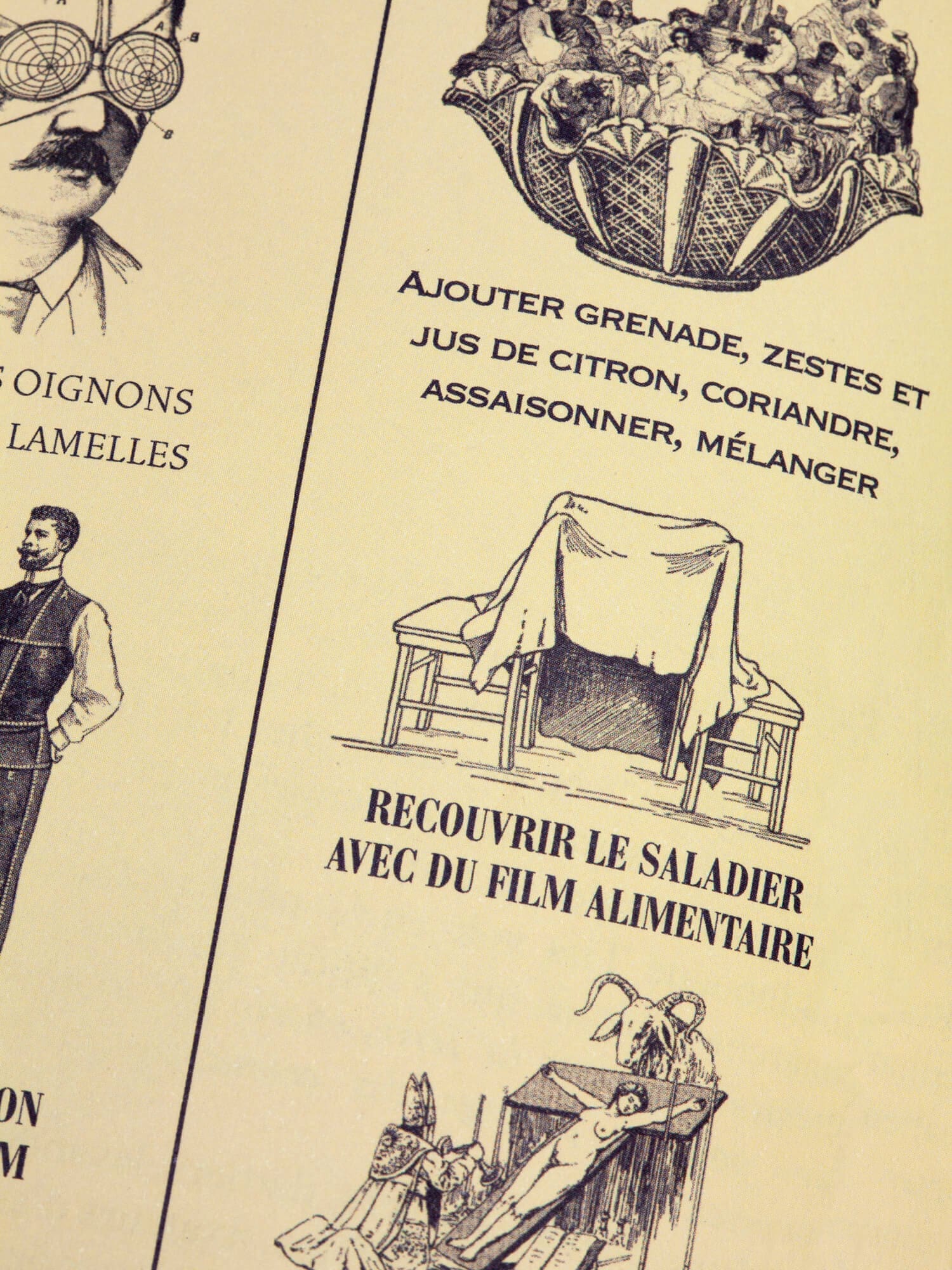 "recouvrir le saladier avec du film alimentaire" details de la recette Ichetkar : le poisson rouge de jeanne friot dans Beau magazine