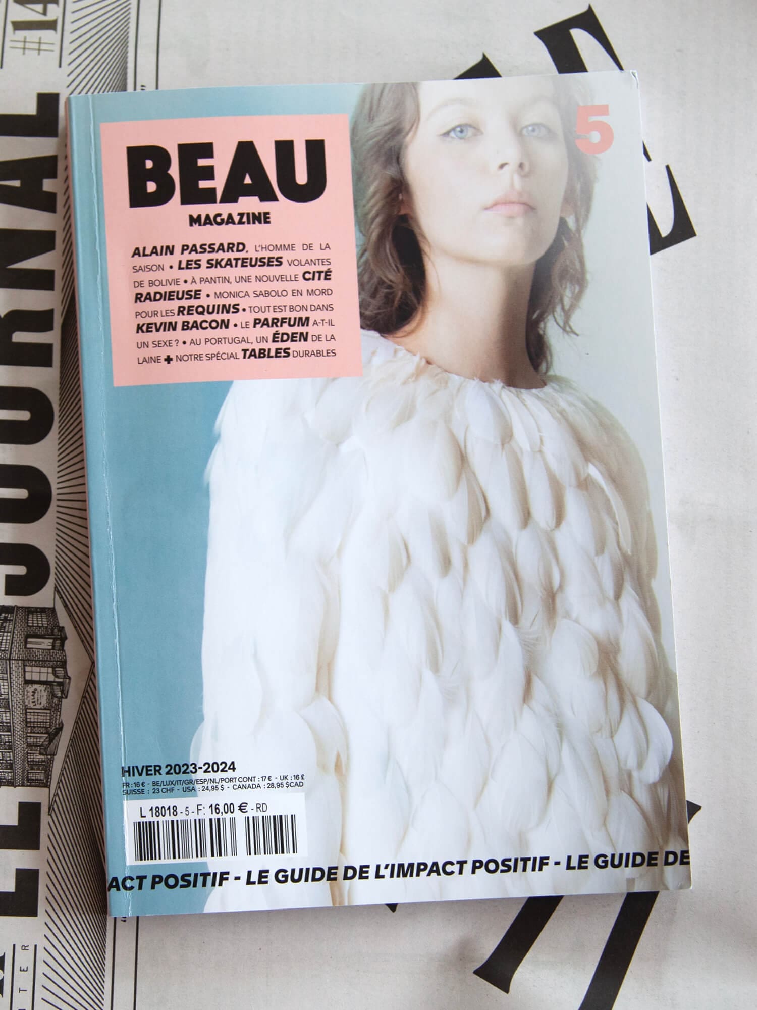 couverture numéro 5 de Beau magazine avec la rubrique recette de IchetKar